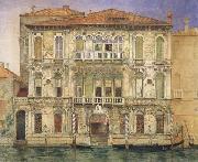 John wharlton bunney Palazzo Manzoni,on the Gradn Canal,Venice (mk46)